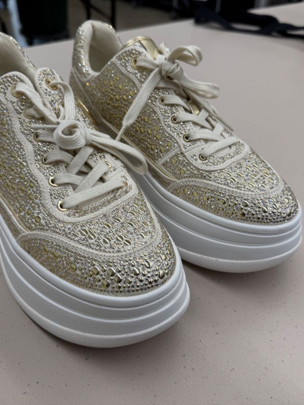 Michael Kors Women's Hayes Lace Up Sneakers - Picture 5 of 5